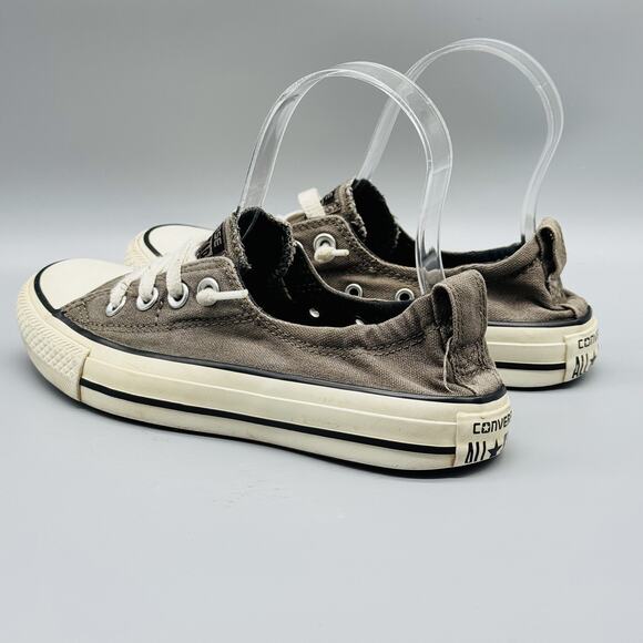 Converse Chuck Taylor All Star Shoreline Shoes Womens 5 Gray Low Slip On Canvas - Picture 6 of 12